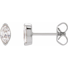 Load image into Gallery viewer, Marquise Diamond Studs (Lab)
