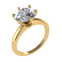 Load image into Gallery viewer, Diamond Tiffany Style Solitaire (Diamond Center Stone Included)
