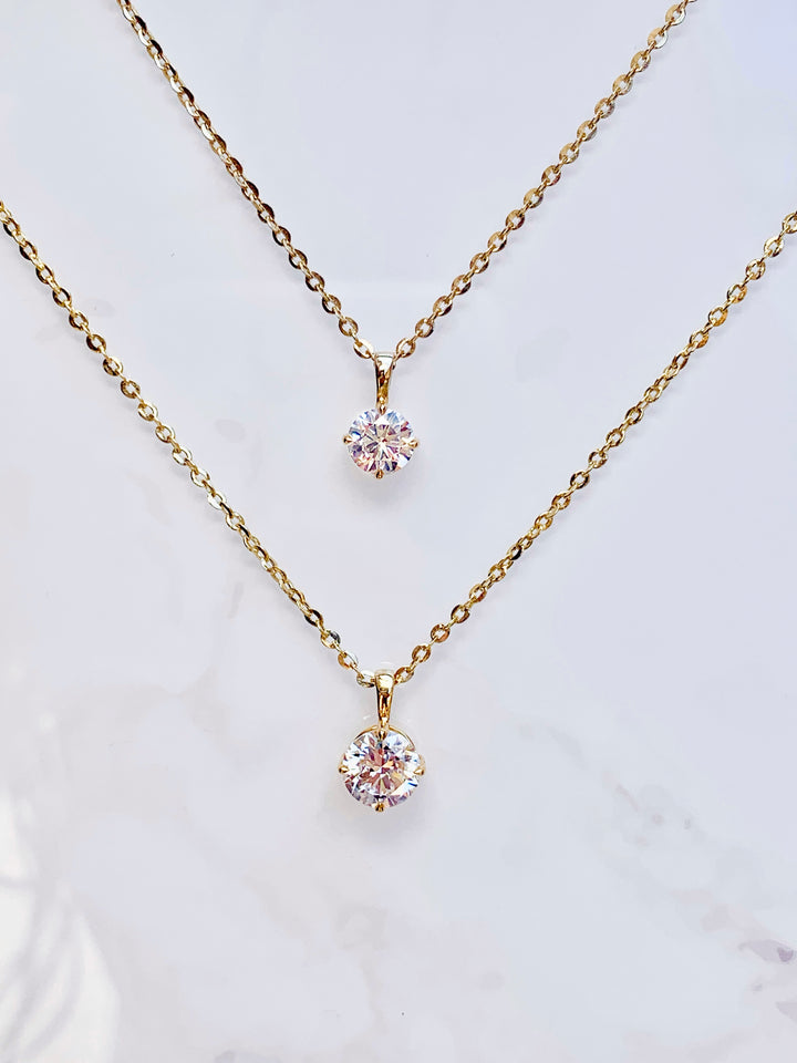Classic Diamond Drop Necklace