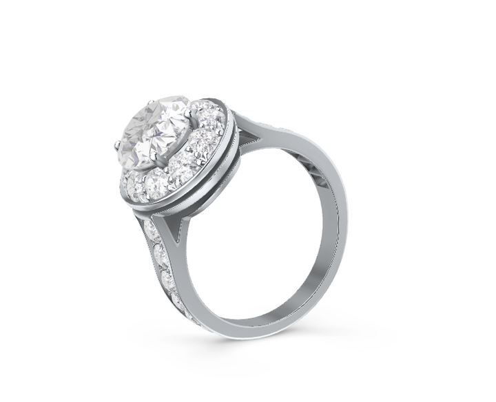 Eric - VCA Inspired 2 carat diamond Ring