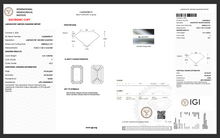 Load image into Gallery viewer, Emerald Cut Solitaire with Hidden Diamond Halo
